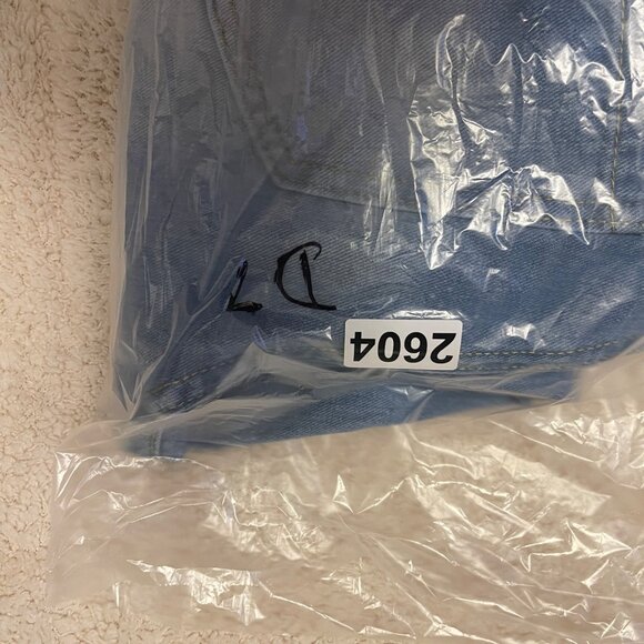 Distressed Blue Wide-Leg Denim Jeans‎ Medium Size - Picture 14 of 14